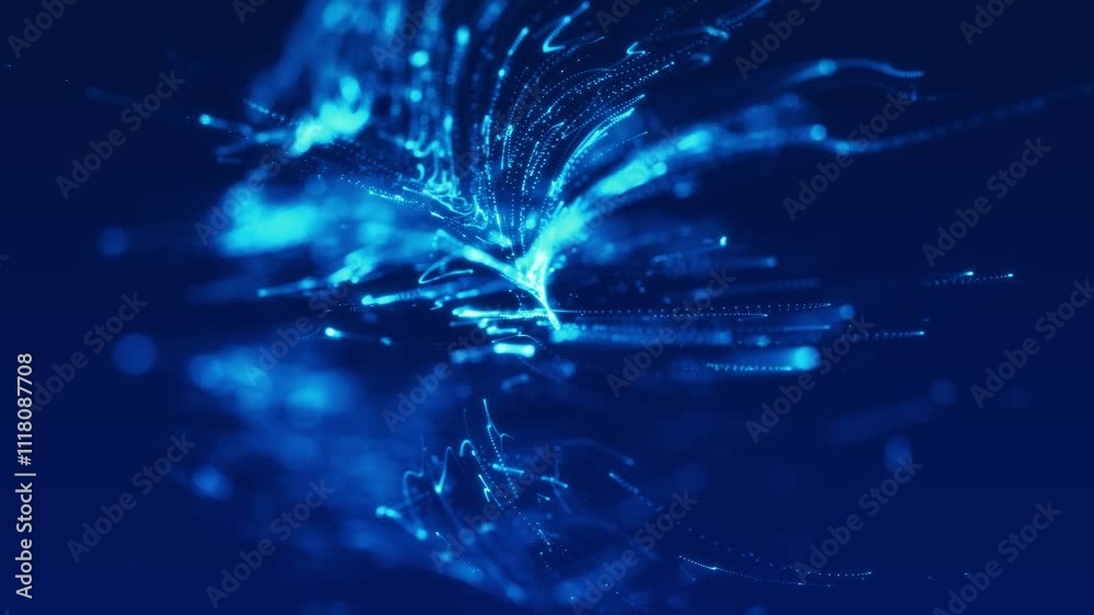 Futuristic abstract background with digital blue light effects, ideal for modern technology and cyber-themed designs. Futuristic abstract background with digital blue light effects, ideal for modern technology and cyber-themed designs.
