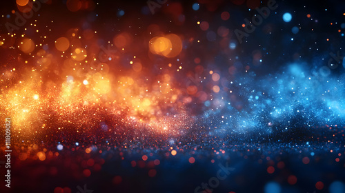 Bokeh Leadership Growth concept as Bokeh digital art background featuring blurred lights and growth elements symbolizing leadership development and progress ideal for advertisements with copy space. i