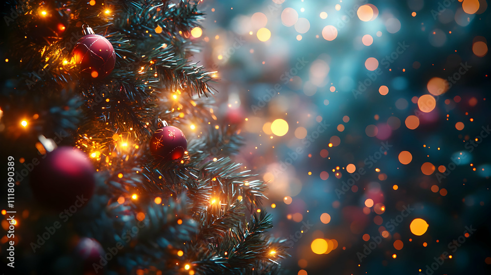 Bokeh lights with Reyes Magos and luminous trails with copy space concept as Cinematic camera tilt over a bokeh filled background featuring Reyes Magos with luminous trails symbolizing magic and enlig Bokeh lights with Reyes Magos and luminous trails with copy space concept as Cinematic camera tilt over a bokeh filled background featuring Reyes Magos with luminous trails symbolizing magic and enlig