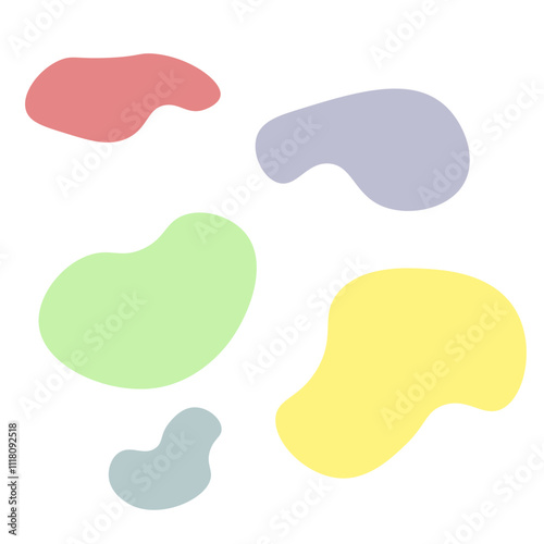 Colorful Abstract Shape Elements