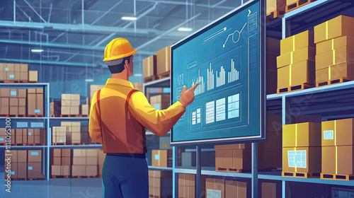 Supply chain management strategies visual insights for managers in warehouse operations