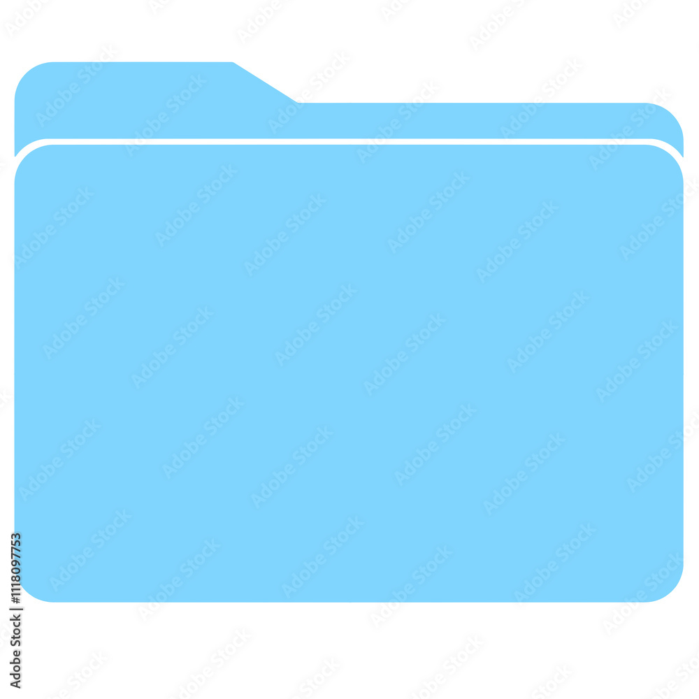 light blue silhouette empty folder icon light blue silhouette empty folder icon