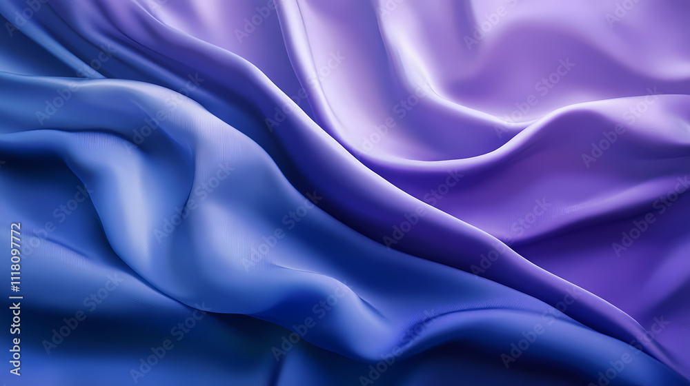 Obraz premium Vibrant blue to purple gradient background featuring a smooth ombre effect with darker, richer tones towards the top, evoking a sense of creativity and luxury. Chroma. Illustration