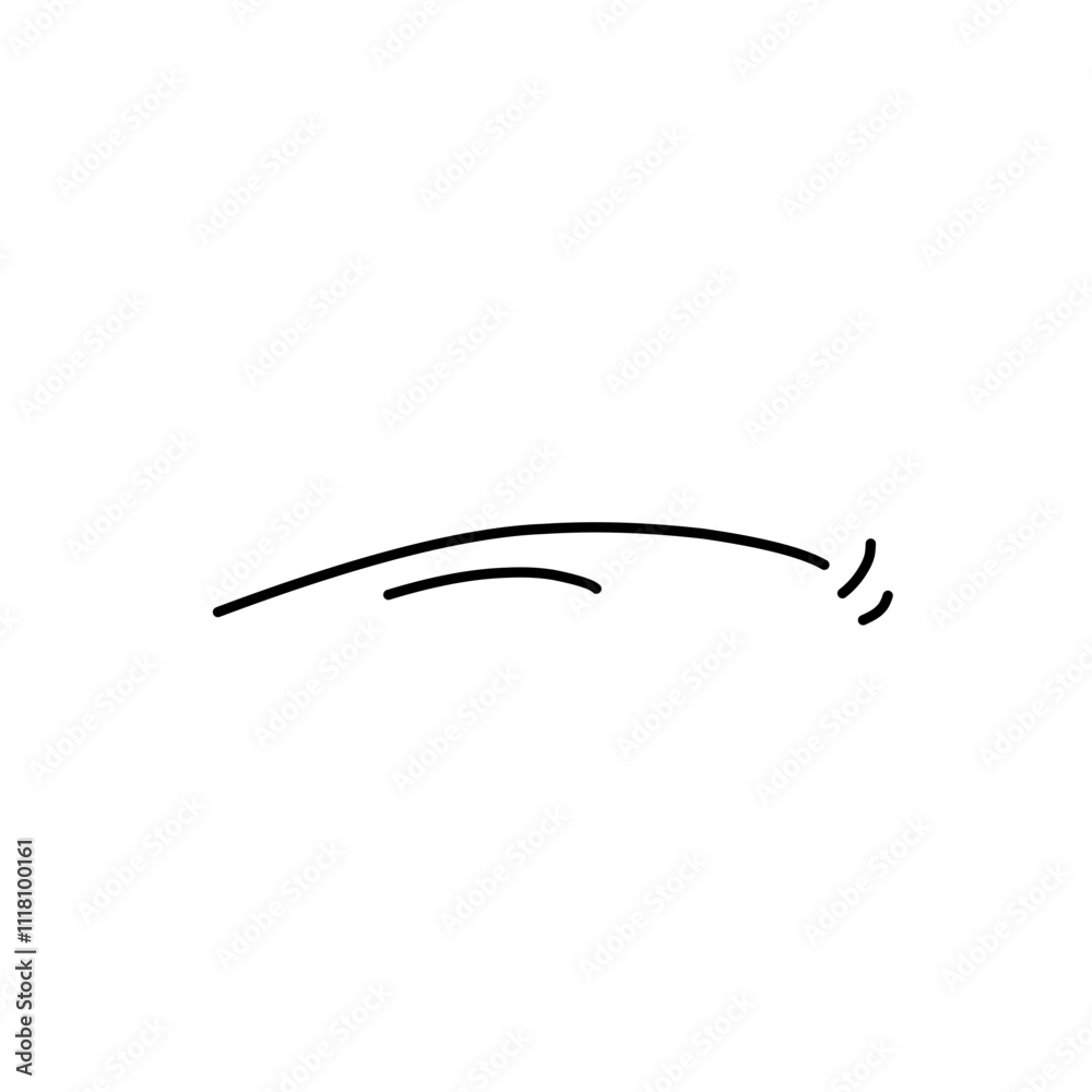 Wind blowing line icon Wind blowing line icon