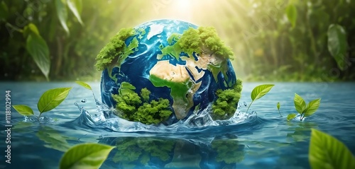 green planet earth