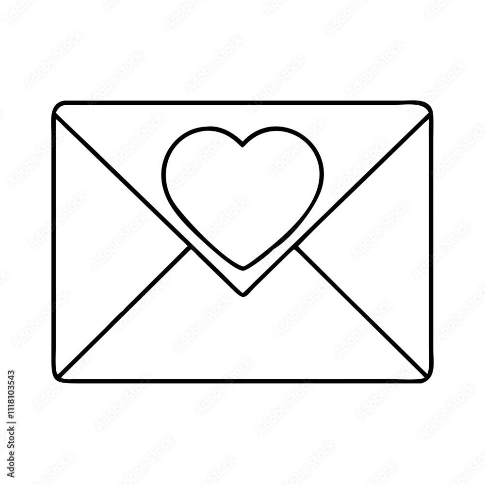 heart envelope icon, valentines day illustration, valentine icon - simple black line art of heart envelope, symbolizing valentines day celebrations. valentine vector. heart envelope icon, valentines day illustration, valentine icon - simple black line art of heart envelope, symbolizing valentines day celebrations. valentine vector.