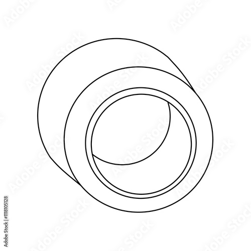 粘着テープの線画