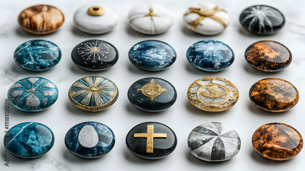 Harmony Religious Icons concept as Collection of harmonious religious icons representing unity and peace designed for World Religion Day infographics isolated on white background. in Photo Stock Con Harmony Religious Icons concept as Collection of harmonious religious icons representing unity and peace designed for World Religion Day infographics isolated on white background. in Photo Stock Con