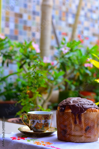 Os panetones são produtos tradicionais da culinária natalina, muito apreciados pelos consumidores durante essa época photo