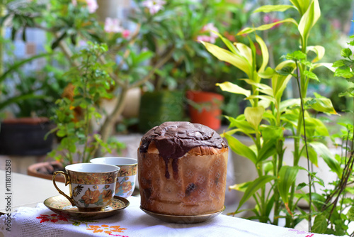 Os panetones são produtos tradicionais da culinária natalina, muito apreciados pelos consumidores durante essa época photo