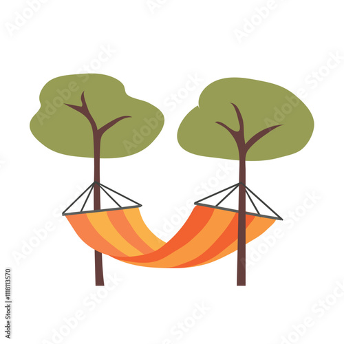 Tree hammock icon clipart avatar logotype isolated photo