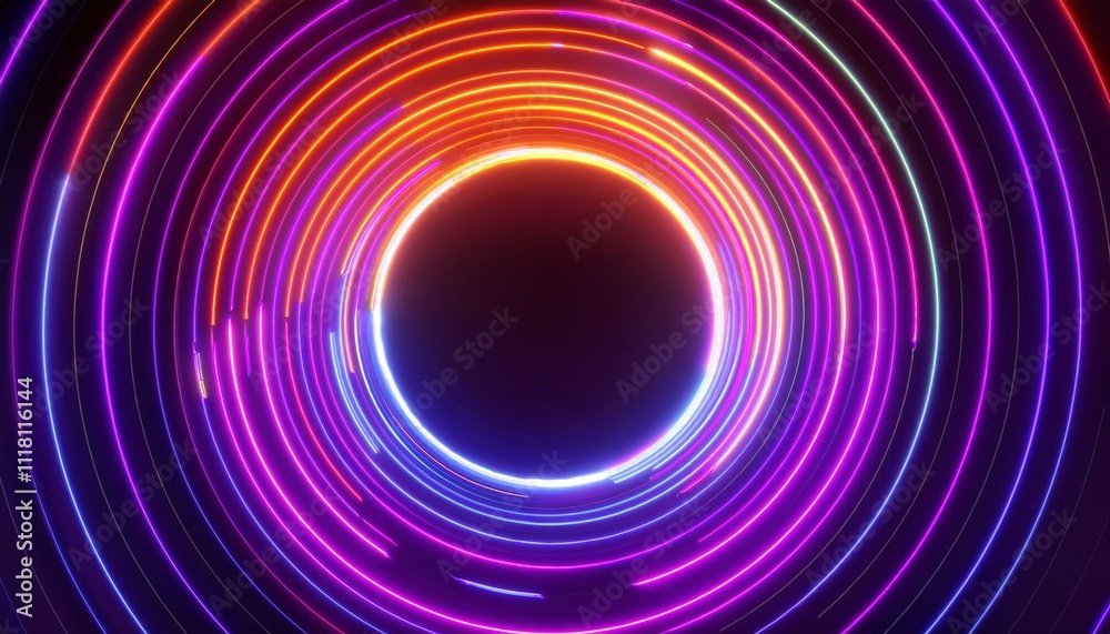 The concept of happiness and new beginnings: Abstract glowing spiral, vibrant colors representing renewal and happiness. The concept of happiness and new beginnings: Abstract glowing spiral, vibrant colors representing renewal and happiness.