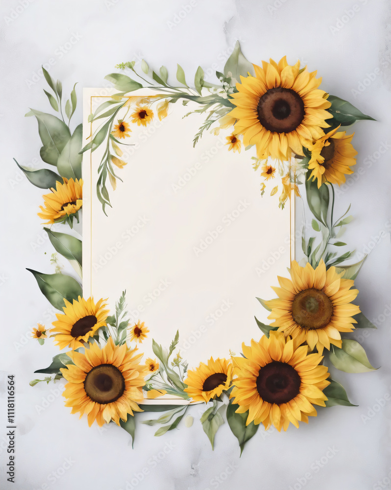 Beautiful wedding invite featuring delicate flowers. Beautiful wedding invite featuring delicate flowers.