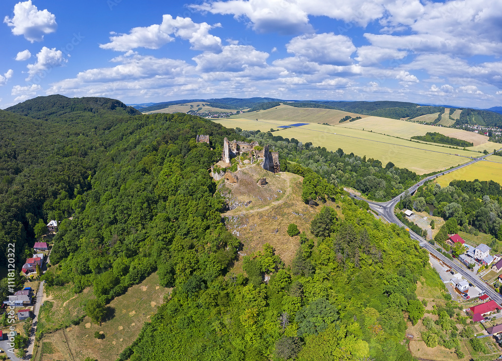 Ruins of the castle Cicava, Slovakia, Europe