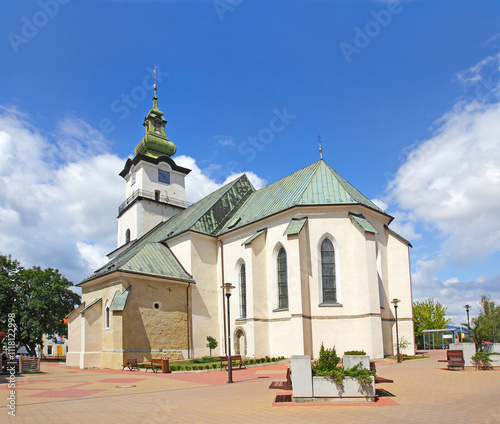 Town Prievidza, Church of St. Bartholomew, Slovakia photo