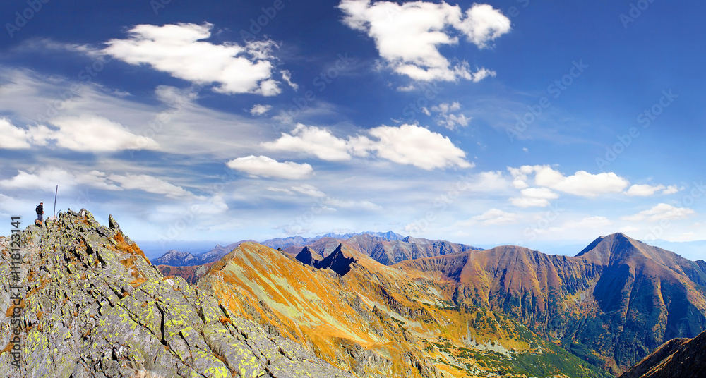 View of the mountains Rohace, west High Tatra mountains - Slovakia, Europe
