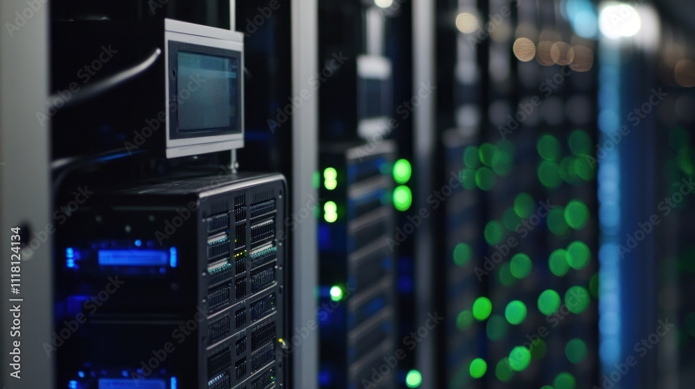 Server Racks in a Data Center Server Racks in a Data Center