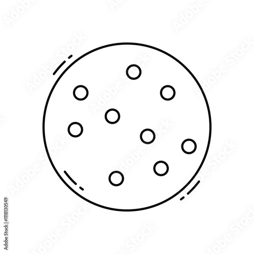 Chapati vector icon