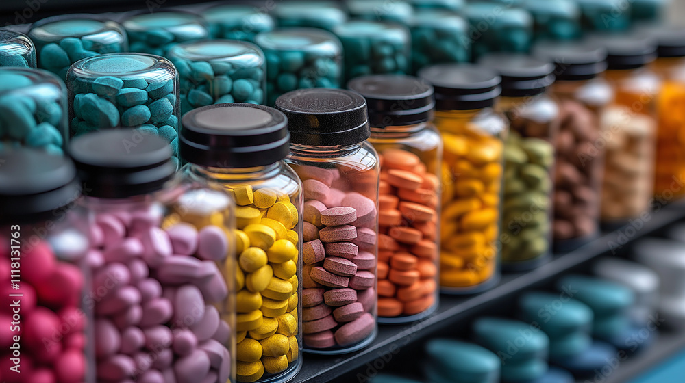 bottle of medicine. bottle of medicine.