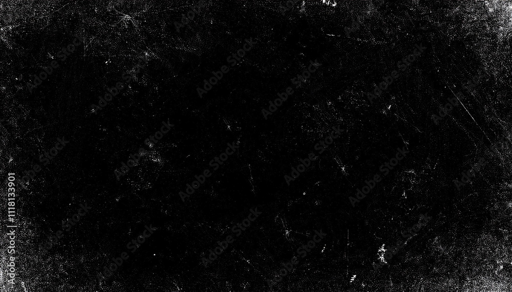 Obraz premium Grunge Overlay Texture Black and White Distressed Background