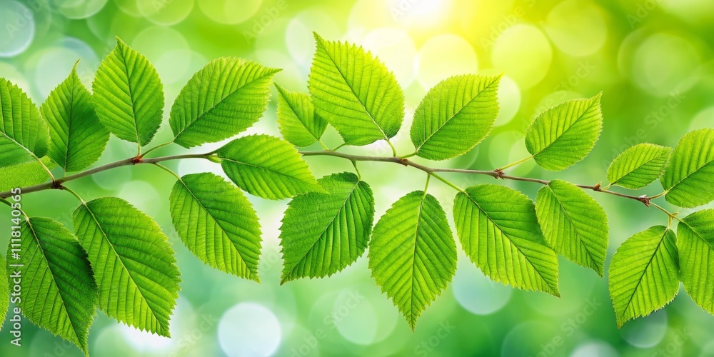 Fresh Green Elm Tree Leaves Isolated on White Background for Nature and Botanical Illustrations, Perfect for Eco-Friendly Themes and Plant-Related Designs Fresh Green Elm Tree Leaves Isolated on White Background for Nature and Botanical Illustrations, Perfect for Eco-Friendly Themes and Plant-Related Designs