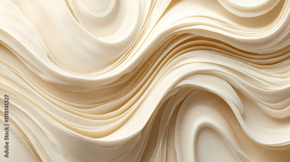 Obraz premium abstract beige wave