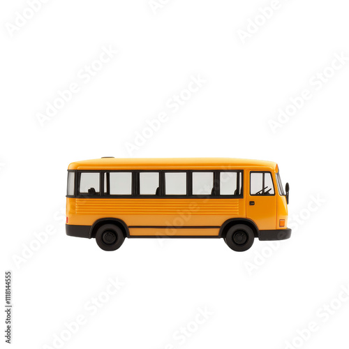 A vibrant orange bus featuring multiple windows and a classic design, showcasing its distinctive shape and color.