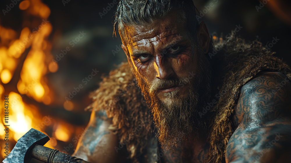 Epic Viking Warriors in Battle Gear, Fierce Viking Soldiers Ready for Combat, Historical Viking Warrior Portraits Epic Viking Warriors in Battle Gear, Fierce Viking Soldiers Ready for Combat, Historical Viking Warrior Portraits