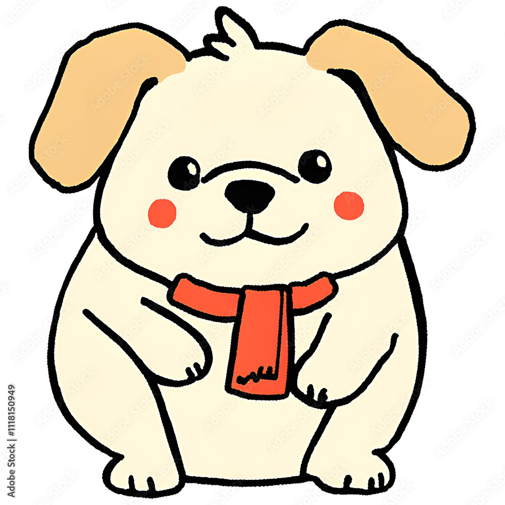 cute fat dog or puppy christmas.416 png cute fat dog or puppy christmas.416 png