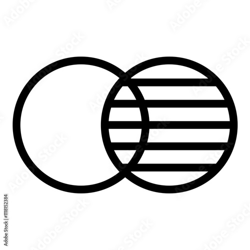 Transparency icon. Vector line icon