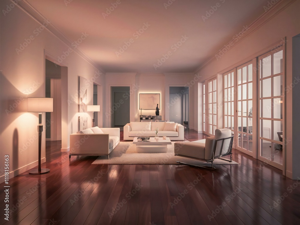 Fototapeta premium luxury apartment suite lounge