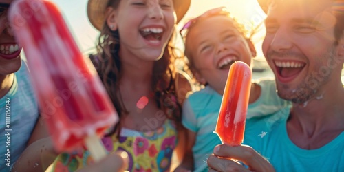 Making Homemade Popsicles in the Sun, A Family’s Delicious Summer Activity
