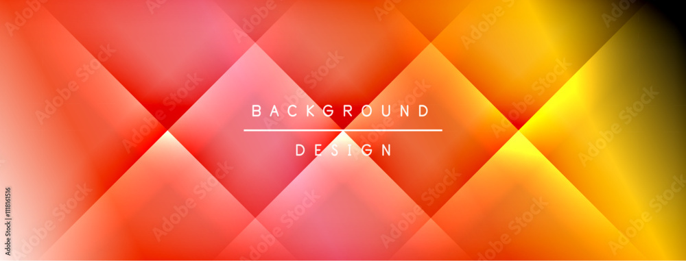 Colorful gradient with lines made of shadow and light. Creative background