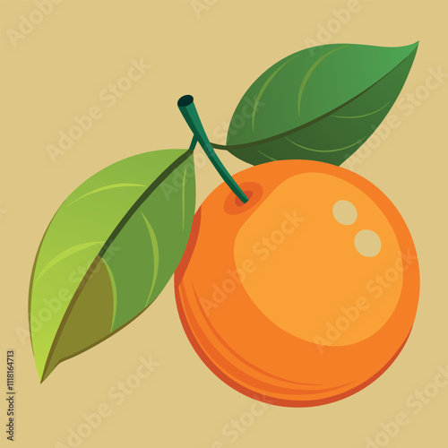 Print kumquat vector