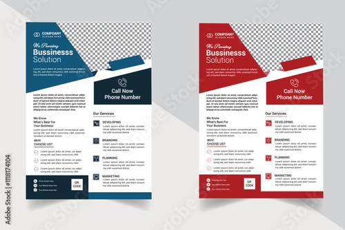 modern flyer design template for business