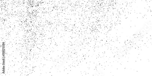 Abstract vector noise. Small particles of debris and dust.  Overlay illustration 