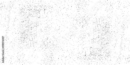 Abstract vector noise. Small particles of debris and dust. Grunge texture overlay with fine grains isolated on white background.