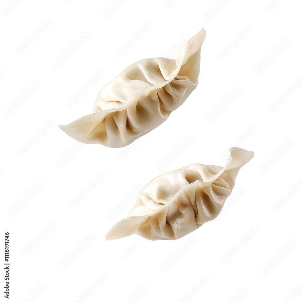 Dumplings isolated on white background. Dumplings isolated on white background.