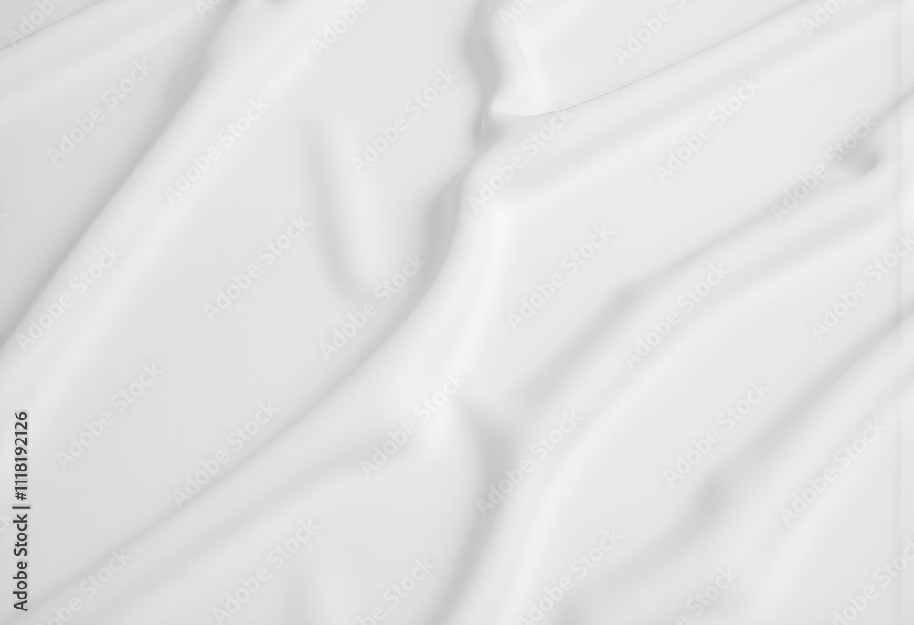 Obraz premium white bedding sheets texture for background