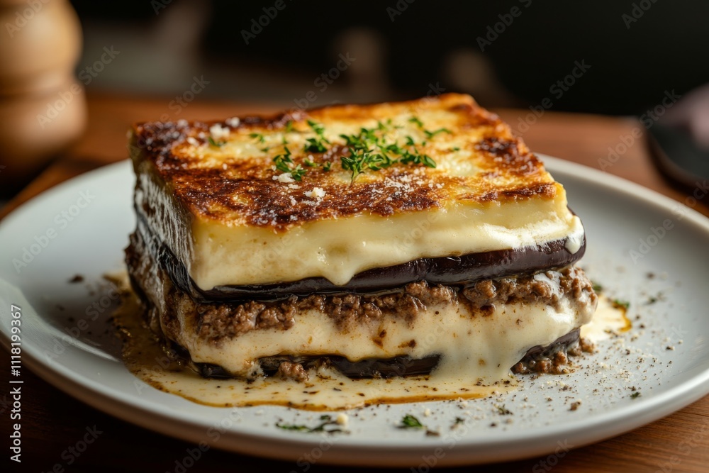 Greek Moussaka Recipe Layered Dish Greek Moussaka Recipe Layered Dish
