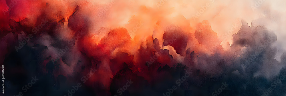 Abstract Painting with Dynamic Fluid Composition Abstract Painting with Dynamic Fluid Composition