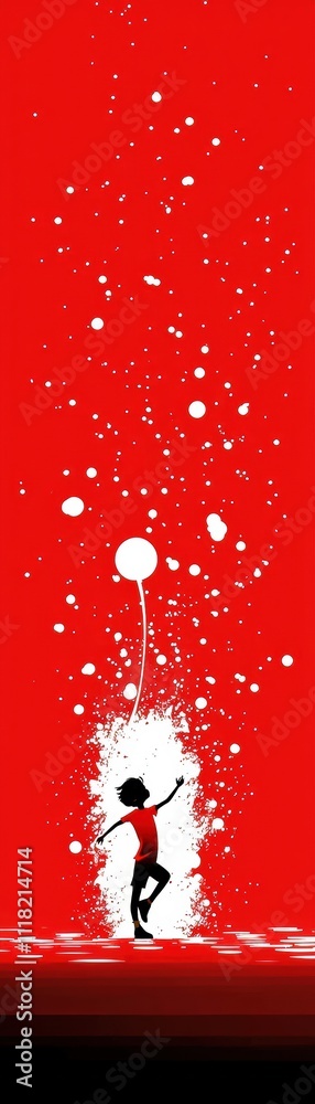 Childlike Joy A Red Burst of Freedom. Childlike Joy A Red Burst of Freedom.