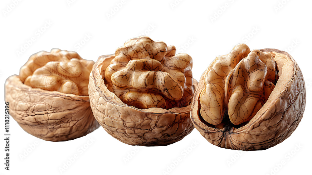 A collection of whole walnuts isolated on a transparent background, cutout in high detail, showcasing the textured shells and the natural, earthy tones of the nuts. This image highlights the rich, nut A collection of whole walnuts isolated on a transparent background, cutout in high detail, showcasing the textured shells and the natural, earthy tones of the nuts. This image highlights the rich, nut