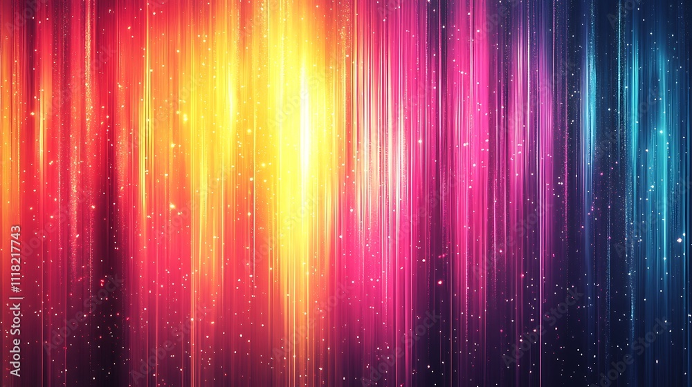 Creative Abstract Background with Radiant Colors and Glowing Effects Creative Abstract Background with Radiant Colors and Glowing Effects