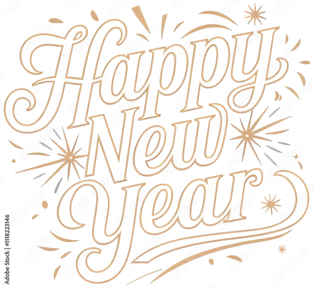 Obraz premium Happy New Year