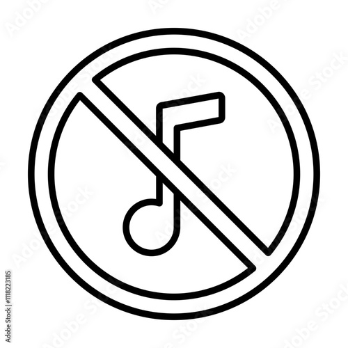 No Music Icon