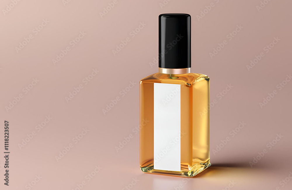 perfume bottle mockup with blank label perfume bottle mockup with blank label