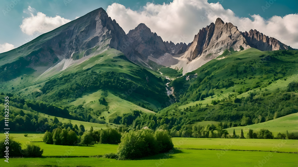 Fototapeta premium Morskie Oko: The Jewel of the Tatra Mountains: