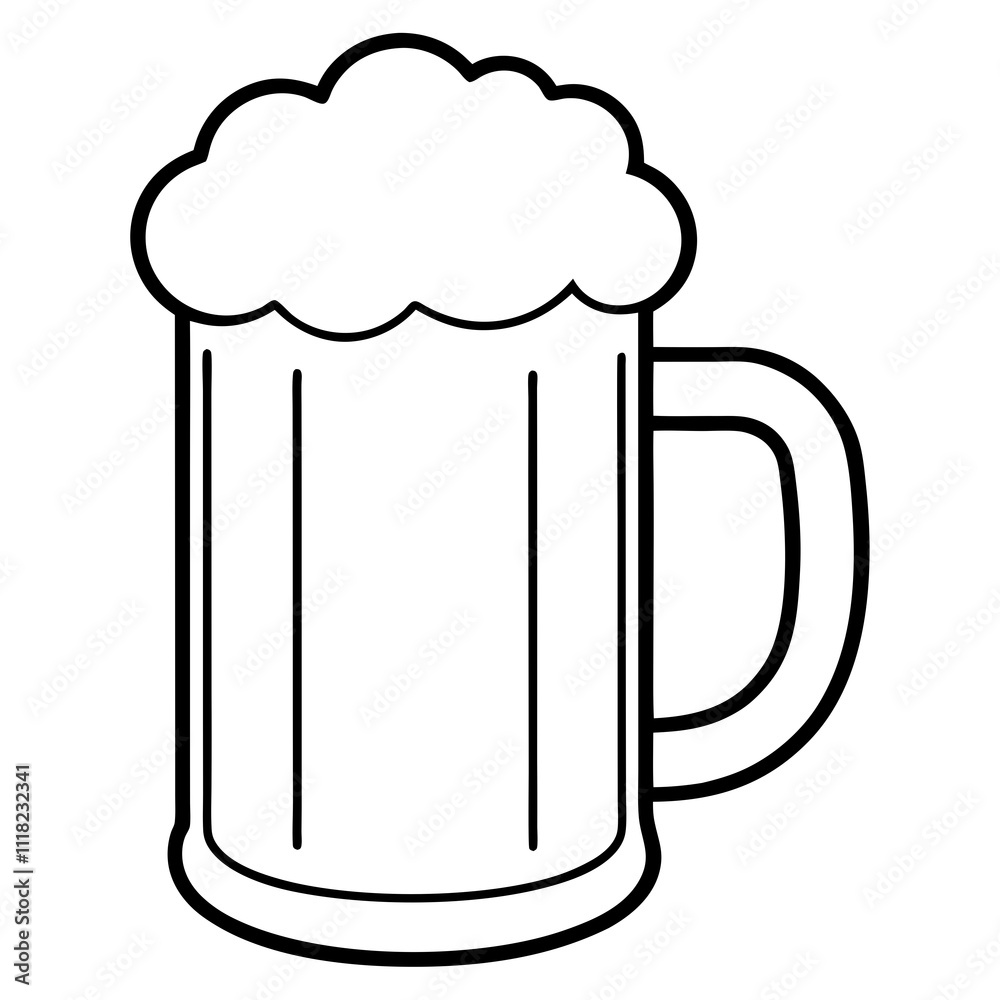 A simple Beer Mug vector A simple Beer Mug vector