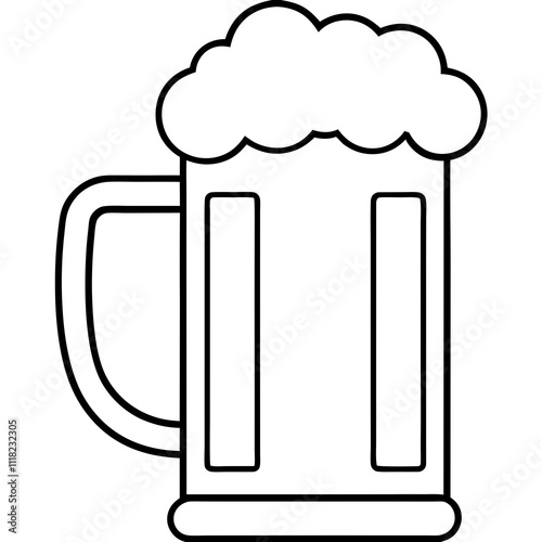 A simple Beer Mug vector